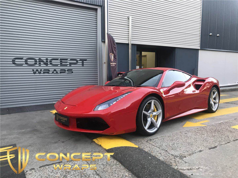 FERRARI_488_Paint protection film